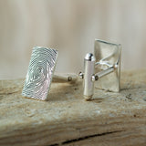 "Tender Touch" Fingerprint Cufflinks