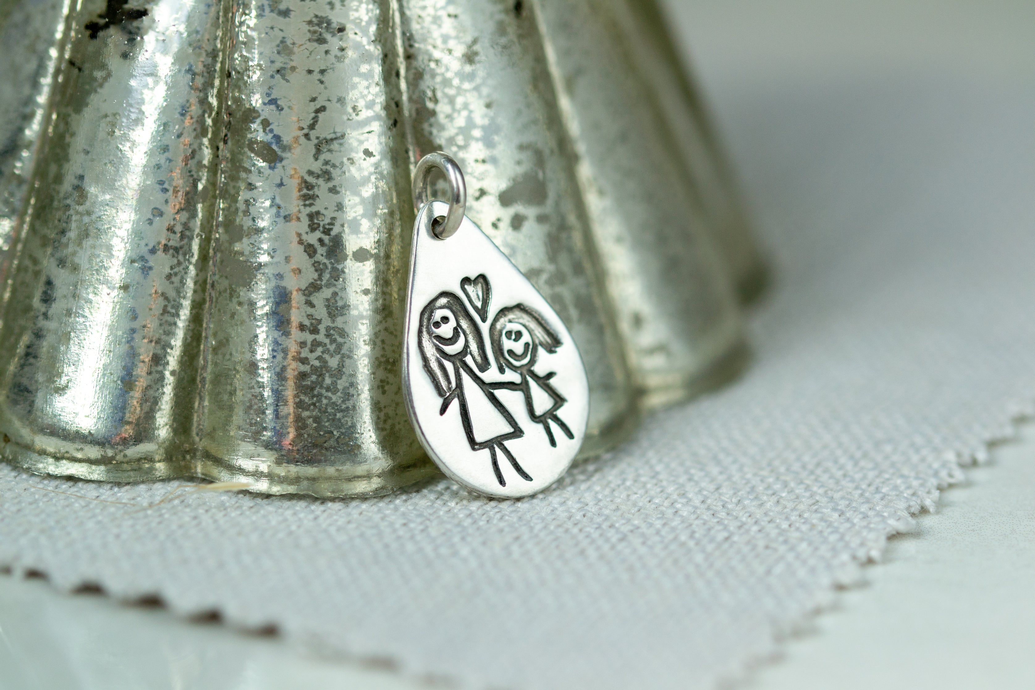 Original Fingerprint Charm Smallprint