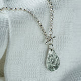 "Tender Touch" Fingerprint Necklace - Belcher