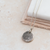 "Tender Touch" Fingerprint Necklace - Fine Silver Link-Smallprint