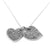 "Tender Touch" Fingerprint Dome Necklace - Fine Silver Link-Smallprint